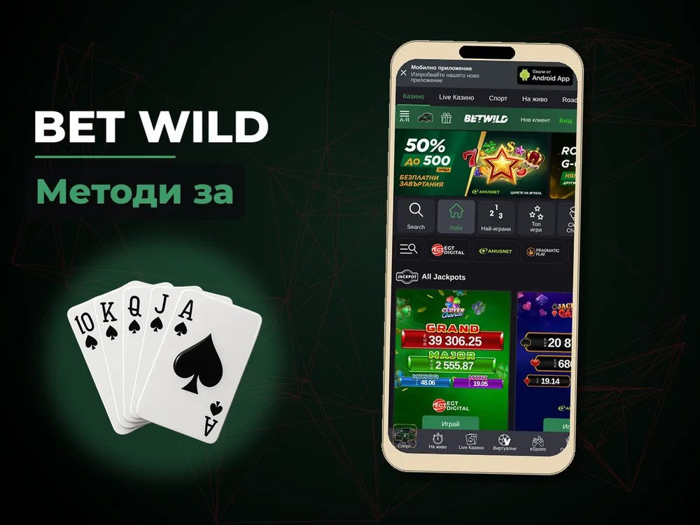 Bet Wild - Методи за